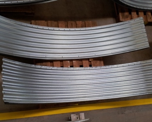 Ring sheet 0.95mm upper 1/2 ring f/silo 2750 w/4L